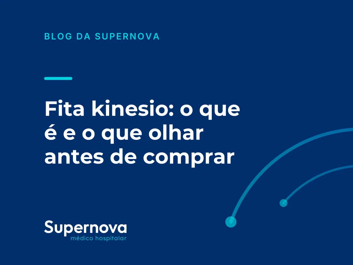 Arte da Supernova sobre fita kinesio e o que olhar antes de comprar