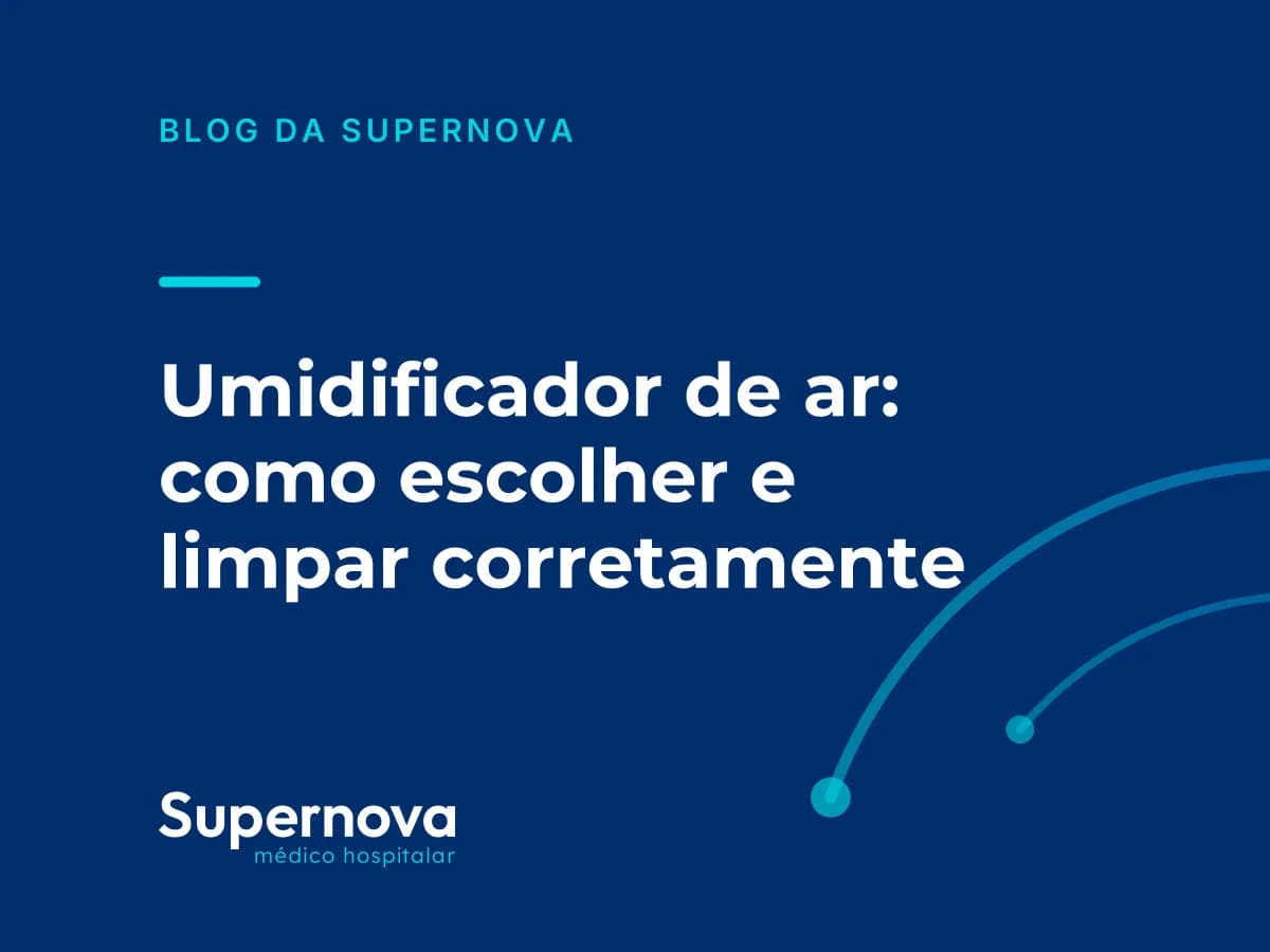 Arte da Supernova sobre como escolher e limpar o umidificador de ar